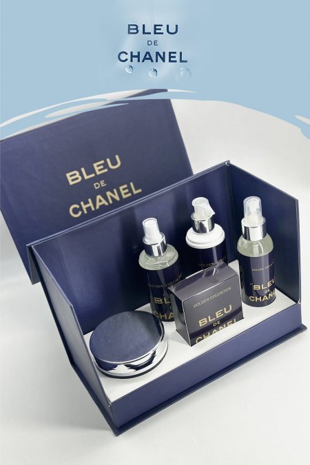 طقم عطر ماركة - رجالي - blue de chanel